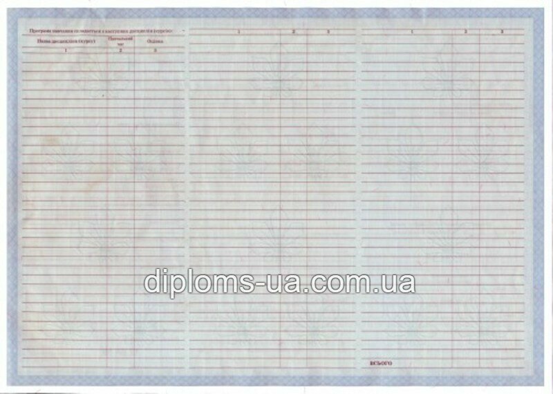 Диплом специалиста с приложением образца 2011-2013 года - Фото 4 Диплом специалиста с приложением образца 2011-2013 года - Фото 4